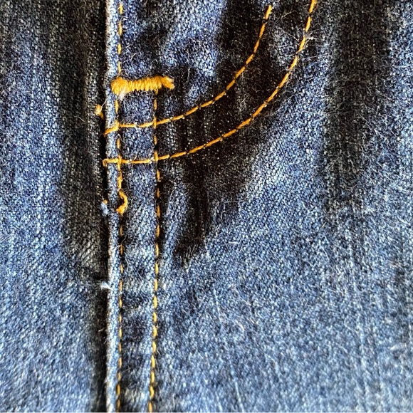 Vintage Ralph Lauren Stretch Saturday Bootcut Jeans Size 6x32 Denim Flare - Picture 12 of 13